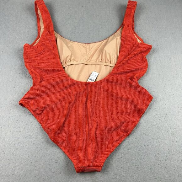 NWT‎ J Crew Scrunchie Classic Scoopneck One-Piece Swimsuit Women's Size 22 NEW - Picture 3 of 8